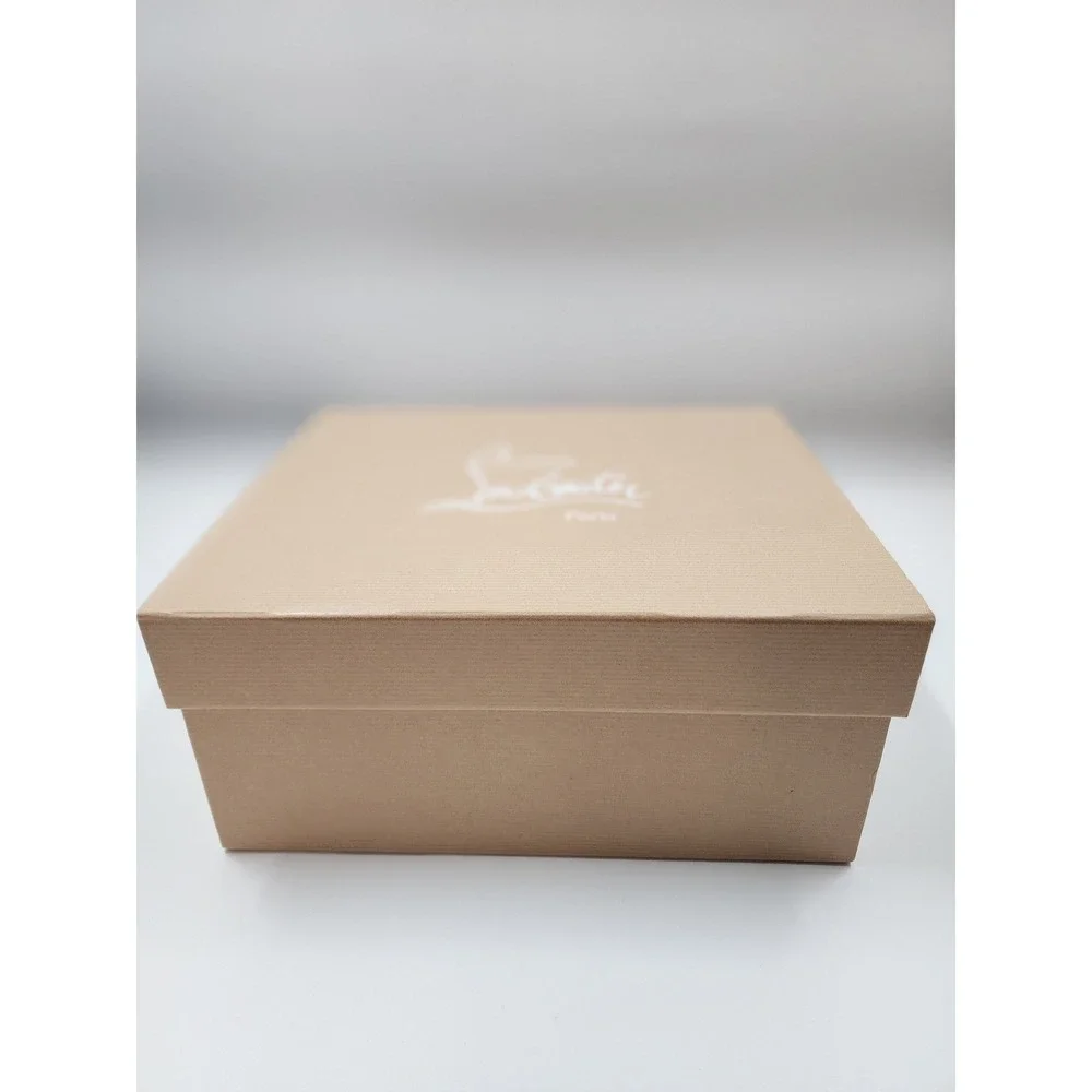 Christian Louboutin Empty Shoe Box Tan Kraft Paper Replacement Luxury Storage